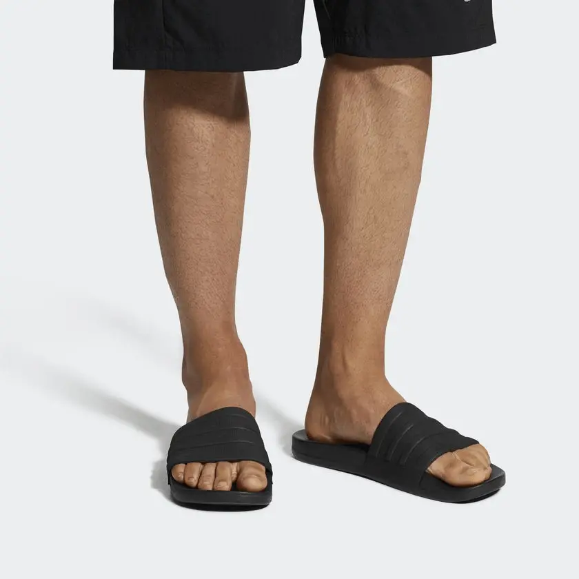 Dép Adidas adilette Cloudfoam Plus Mono Slides 'Black' S82137 - Ảnh 3