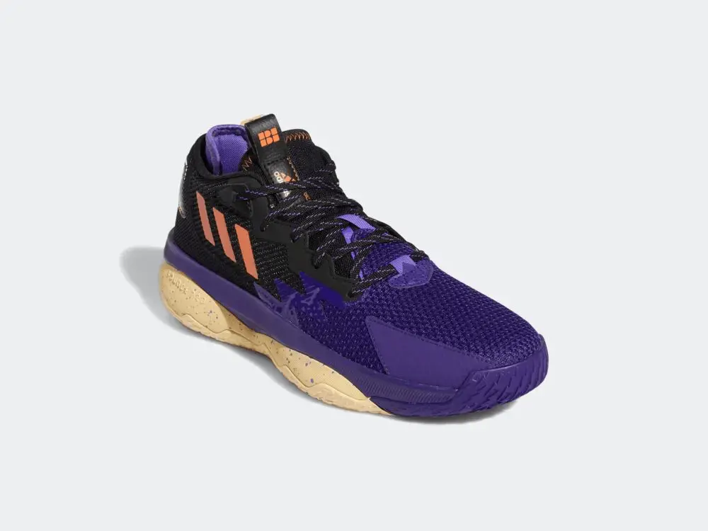 Alternative view of Giày Adidas Dame 8 'Purple Black' GZ4626