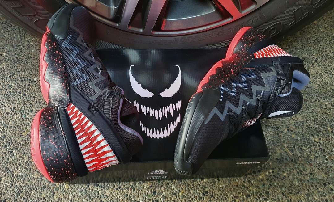 Giày Adidas Marvel x D.O.N. Issue #2 J 'Venom' FW8749 - Ảnh 3