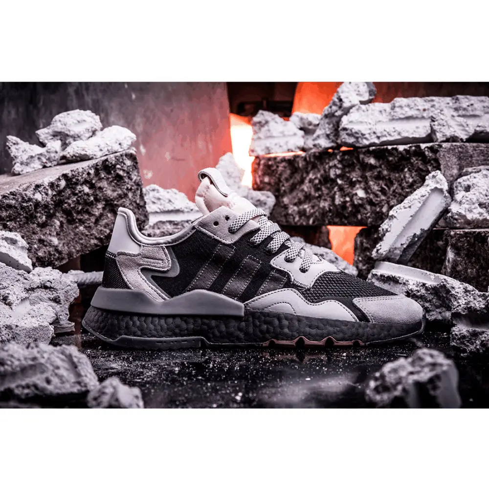 Giày Adidas Nite Jogger ‘Grey Pack Carbon’ BD7933 - Ảnh 5