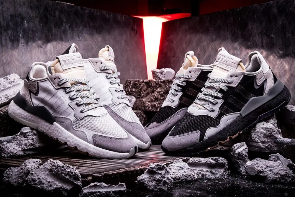 Giày Adidas Nite Jogger 'White Shock Red' F34123 - Ảnh 4