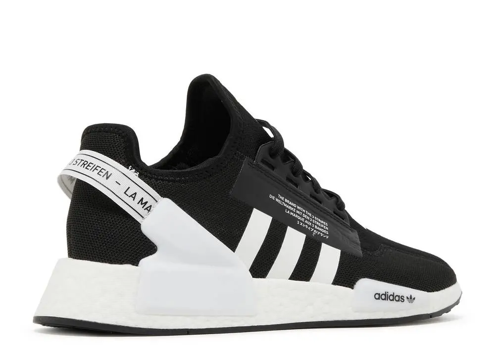 Alternative view of Giày Adidas Nam Nmd R1 V2 'Black White' GX6367