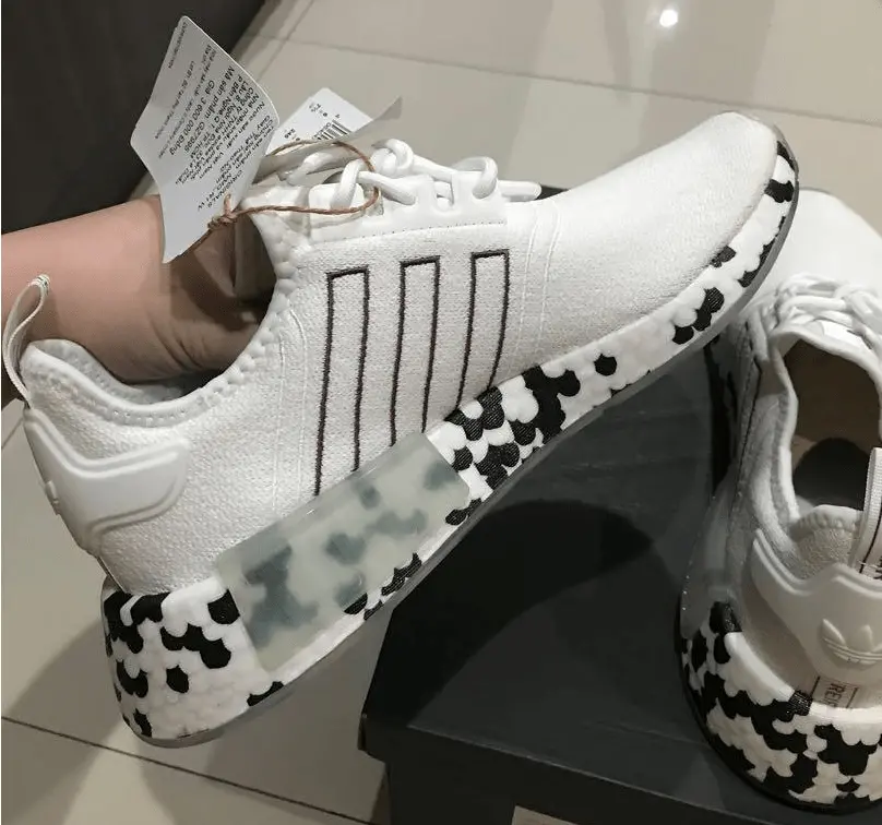 Giày Adidas Wmns NMD R1 'Color Splash White Active Purple' GZ7995 - Ảnh 3