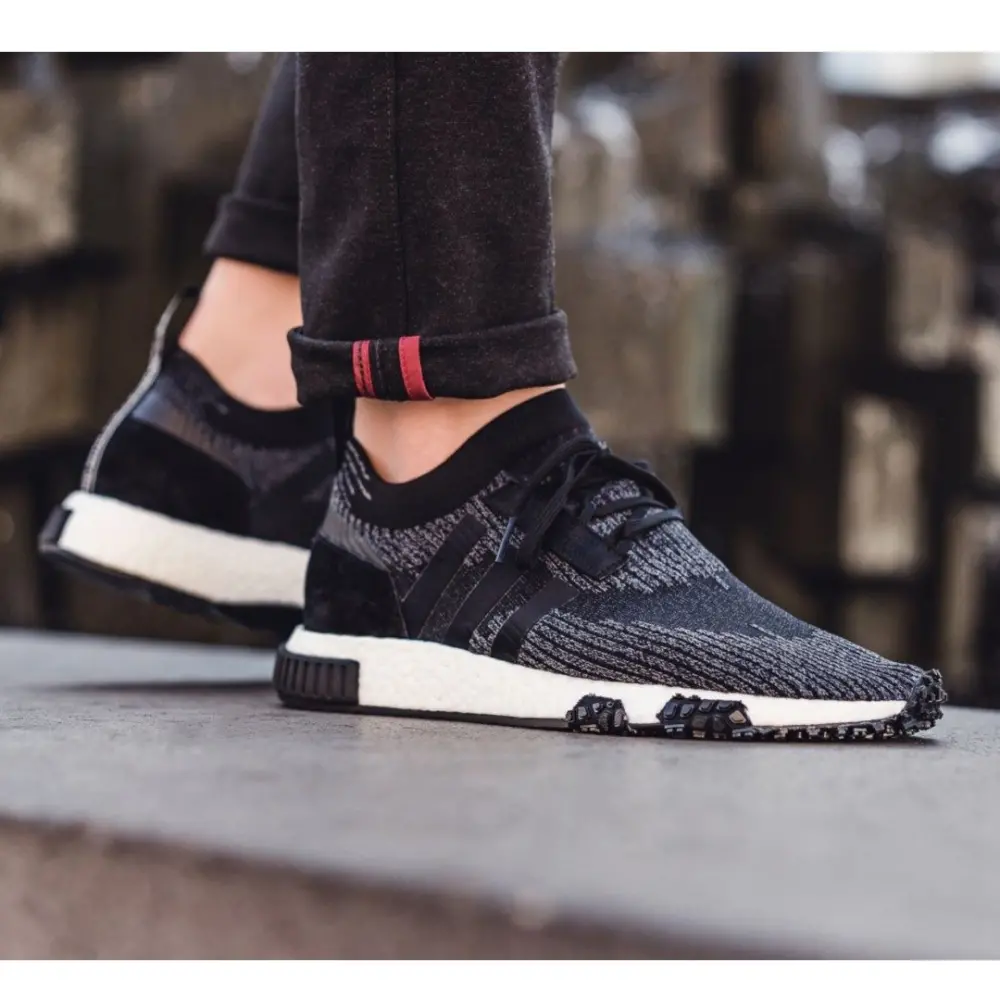 Alternative view of Giày Adidas NMD Racer Black Grey AQ0949