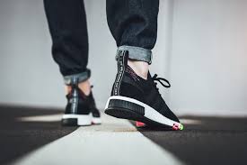 Giày Adidas NMD Racer Black Grey AQ0949 - Ảnh 3