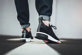 Giày Adidas NMD Racer Black Grey AQ0949 - Ảnh 3