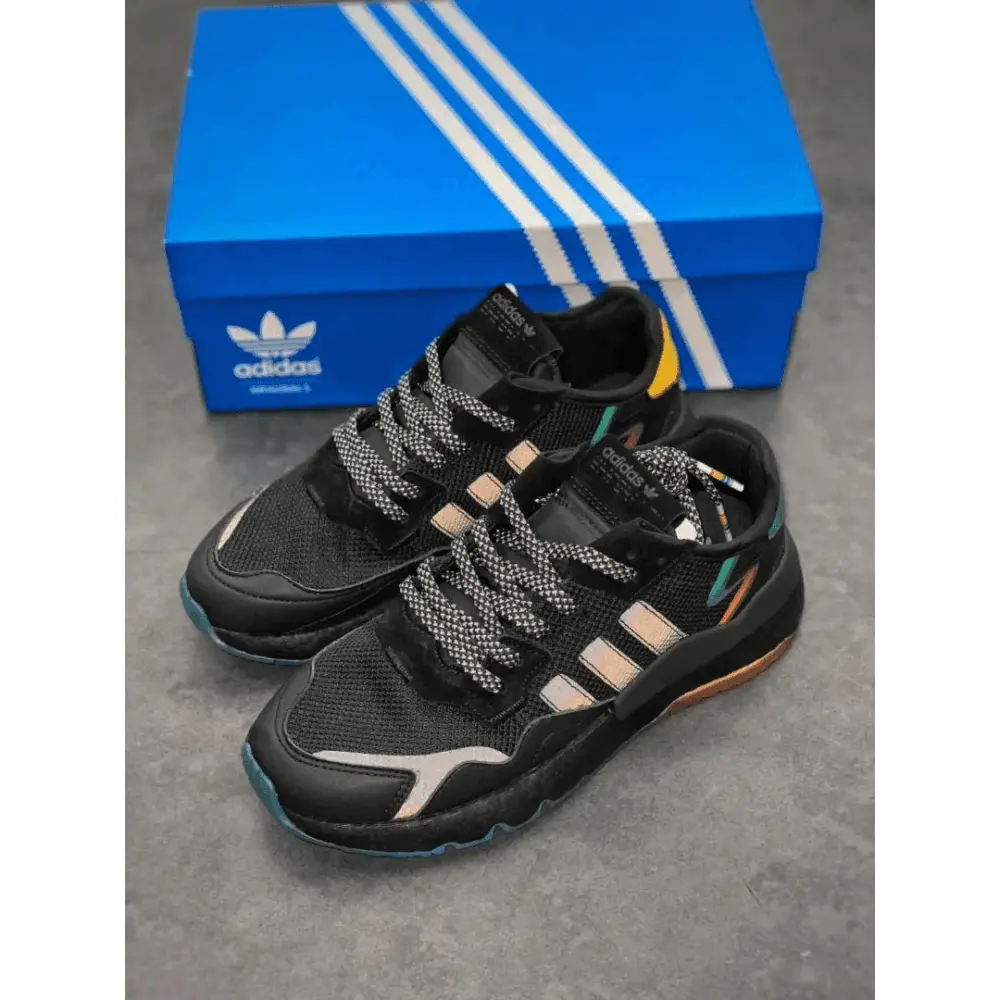 Giày Adidas Nite Jogger ‘Black Rainbow’ FV4545 - Ảnh 4