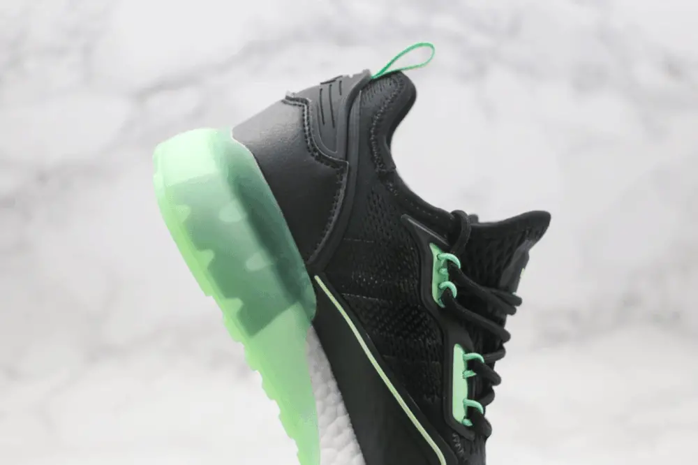 Giày Adidas ZX 2K Boost 'Core Black Green' H67935 - Ảnh 4