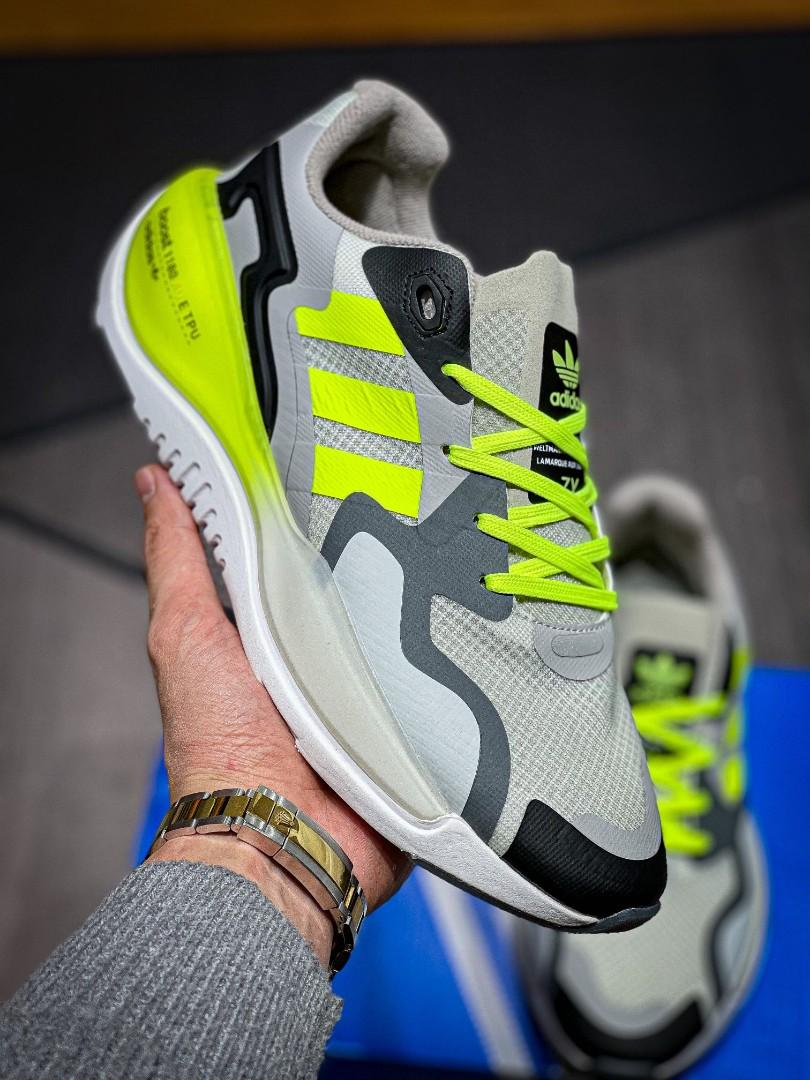 Giày Adidas ZX Alkyne 'White Solar Yellow' FX6227 - Ảnh 4