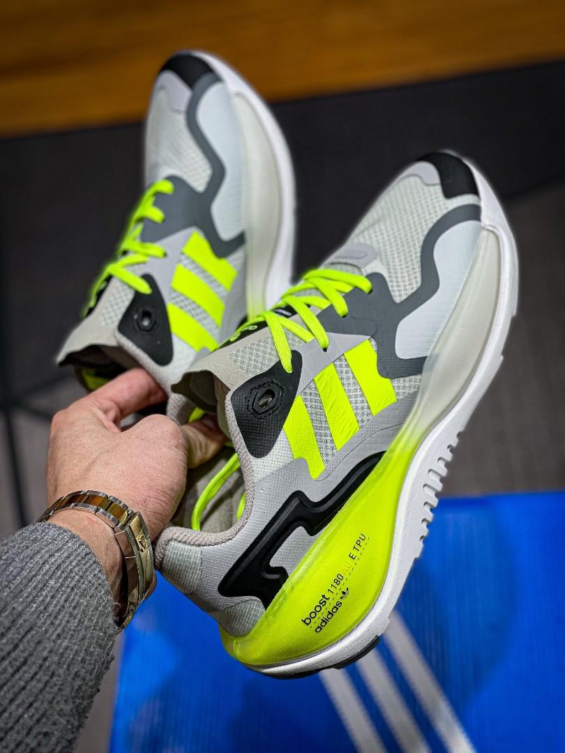 Giày Adidas ZX Alkyne 'White Solar Yellow' FX6227 - Ảnh 5