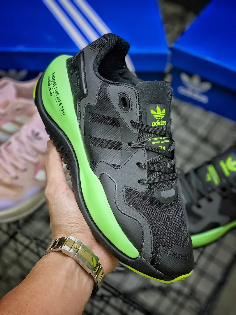Giày Adidas ZX Alkyne 'Black Semi Solar Yellow' FY3023 - Ảnh 3