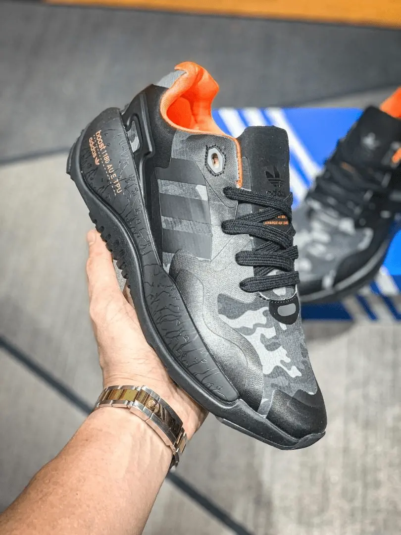 Giày Adidas ZX Alkyne 'Core Black Orange' GZ8913 - Ảnh 4