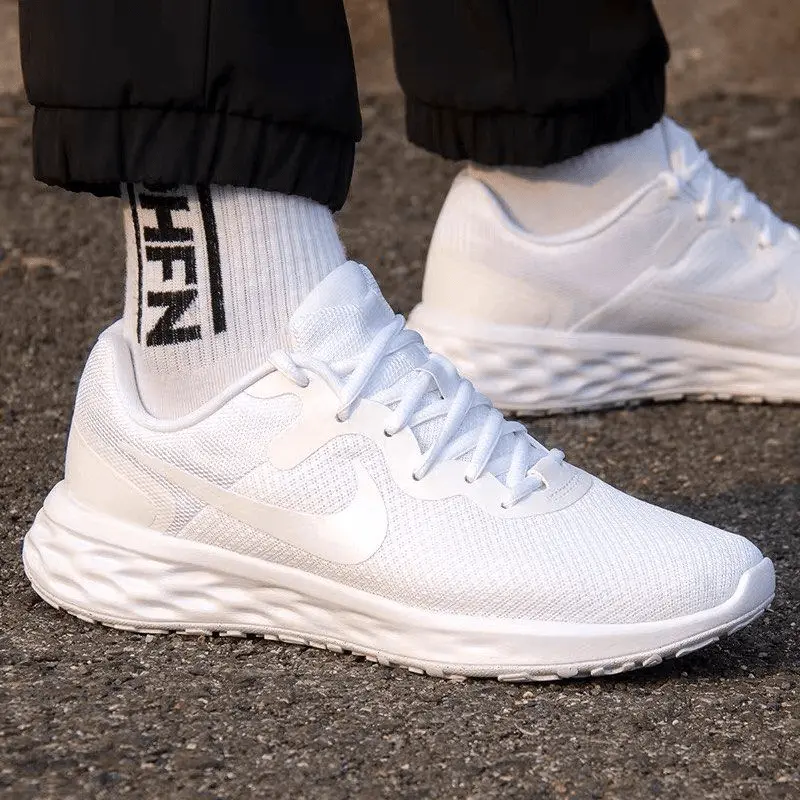 Alternative view of Giày Nike Revolution 6 Next Nature 'Triple White' DC3728-102