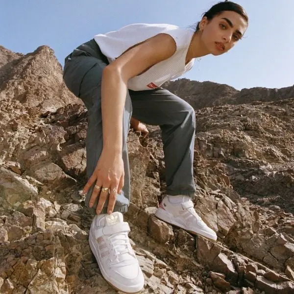 Alternative view of Giày Adidas Arwa Al Banawi x Forum 84 Low 'Capra' G58260