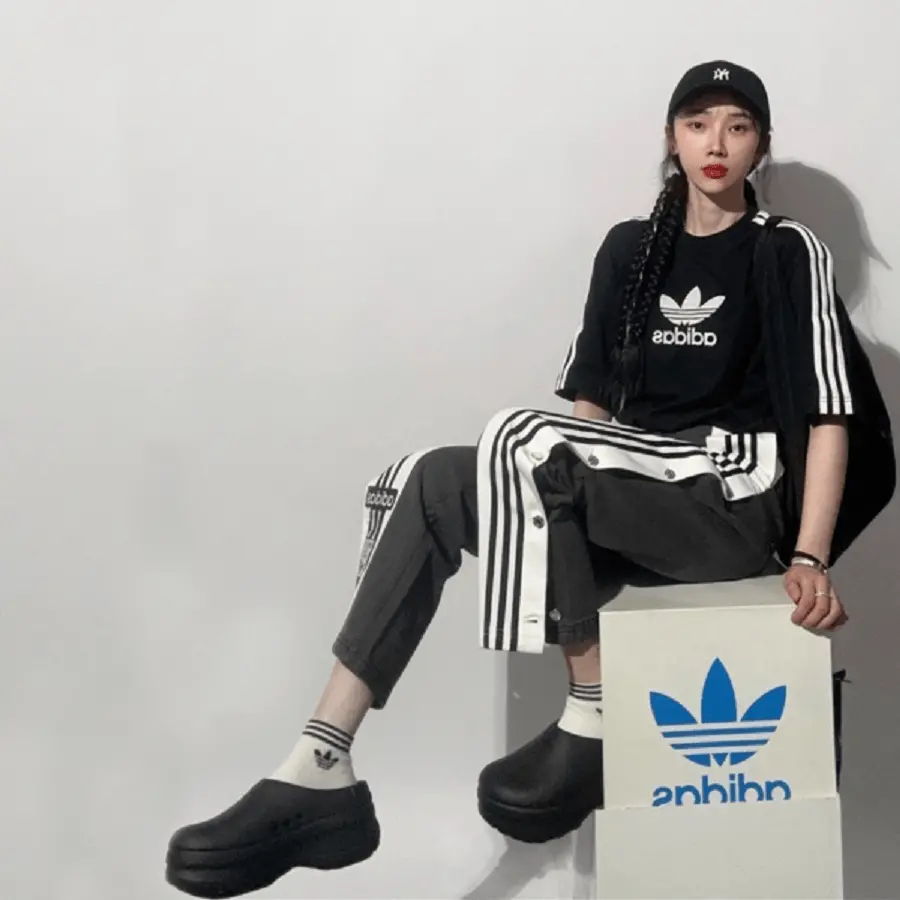 Dép Adidas adiFOM Stan Smith Mule ‘Core Black’ IE4626 - Ảnh 5