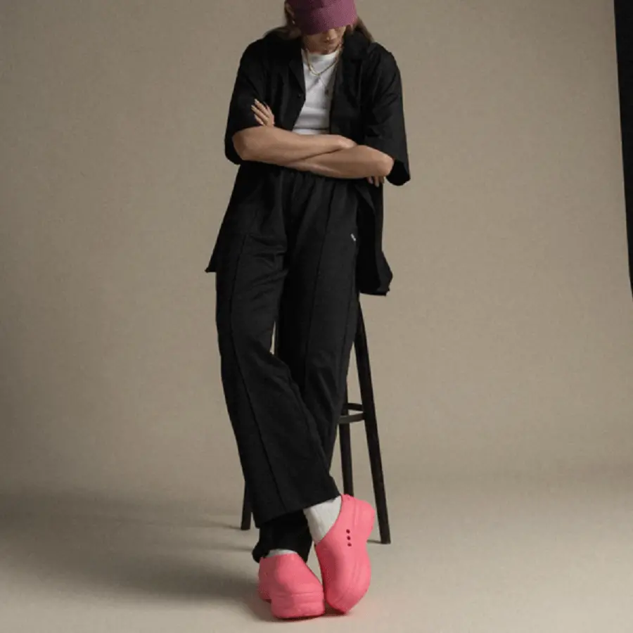 Alternative view of Dép Adidas adiFOM Stan Smith Mule ‘Lucid Pink’ ID9453
