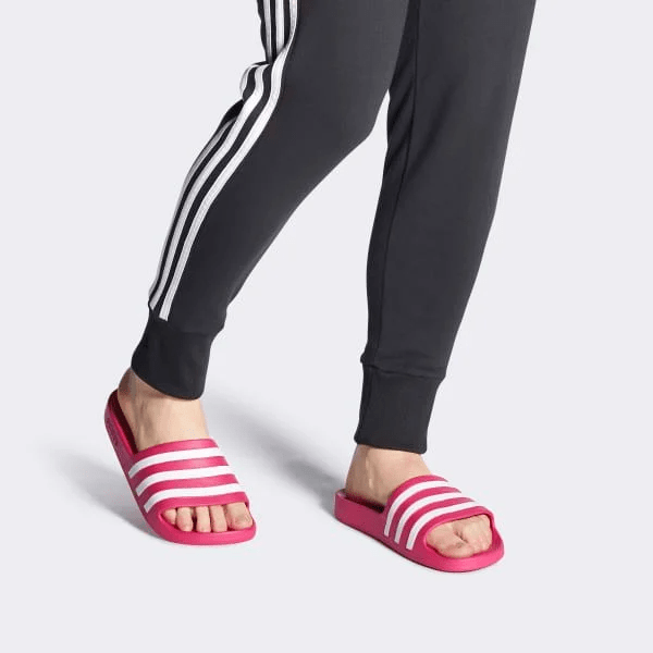 Dép Adidas Adilette Aqua Slides Burgundy G28716 - Ảnh 5