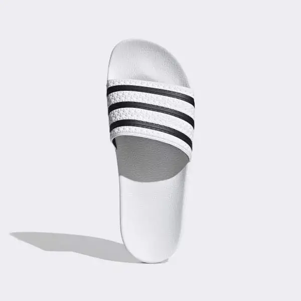 Alternative view of Dép Adidas Adilette Slide 'White Black' 280648