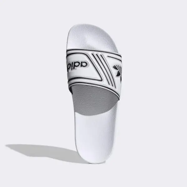 Dép Adidas Adilette Black and Royal Blue Slides EE6178 - Ảnh 3