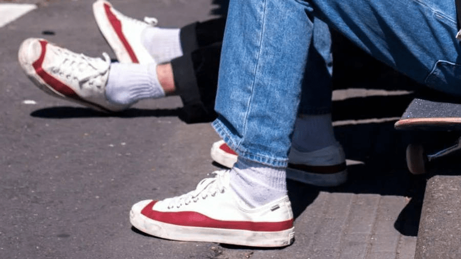 Giày Converse Pop Trading Company x Jack Purcell Pro Low 'Egret Red' 169007C - Ảnh 6