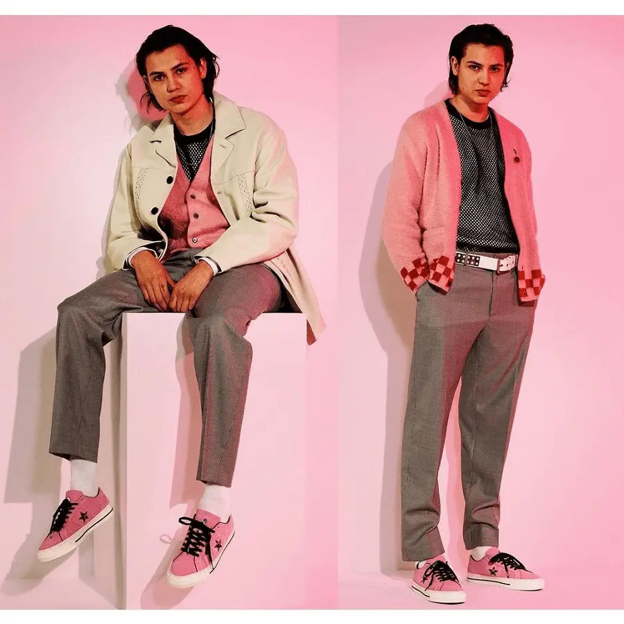 Giày Converse One Star Pro Ox Sean Pablo Paradise 90s 'Pink' 171325C - Ảnh 5