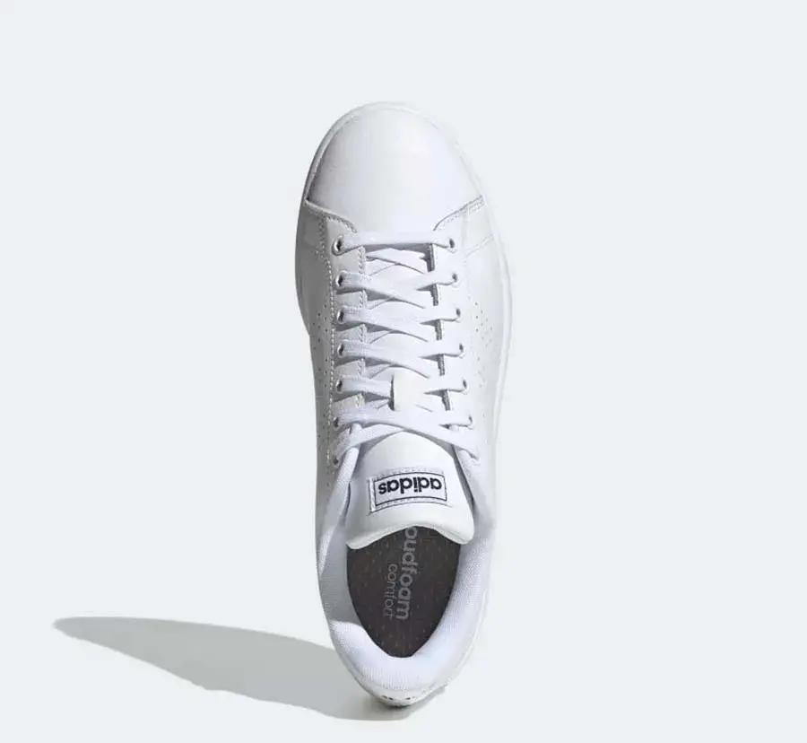 Giày Adidas Advantage 'Triple White' FY8801 - Ảnh 4
