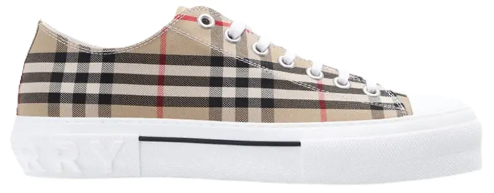 Giày Burberry Vintage Check Cotton 'Beige' 80497451