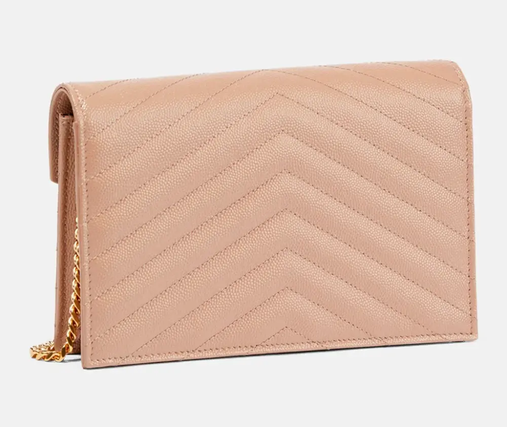 Túi SAINT LAURENT CASSANDRE QUILTED CHAIN WALLET 695108BOW019830 - Ảnh 4