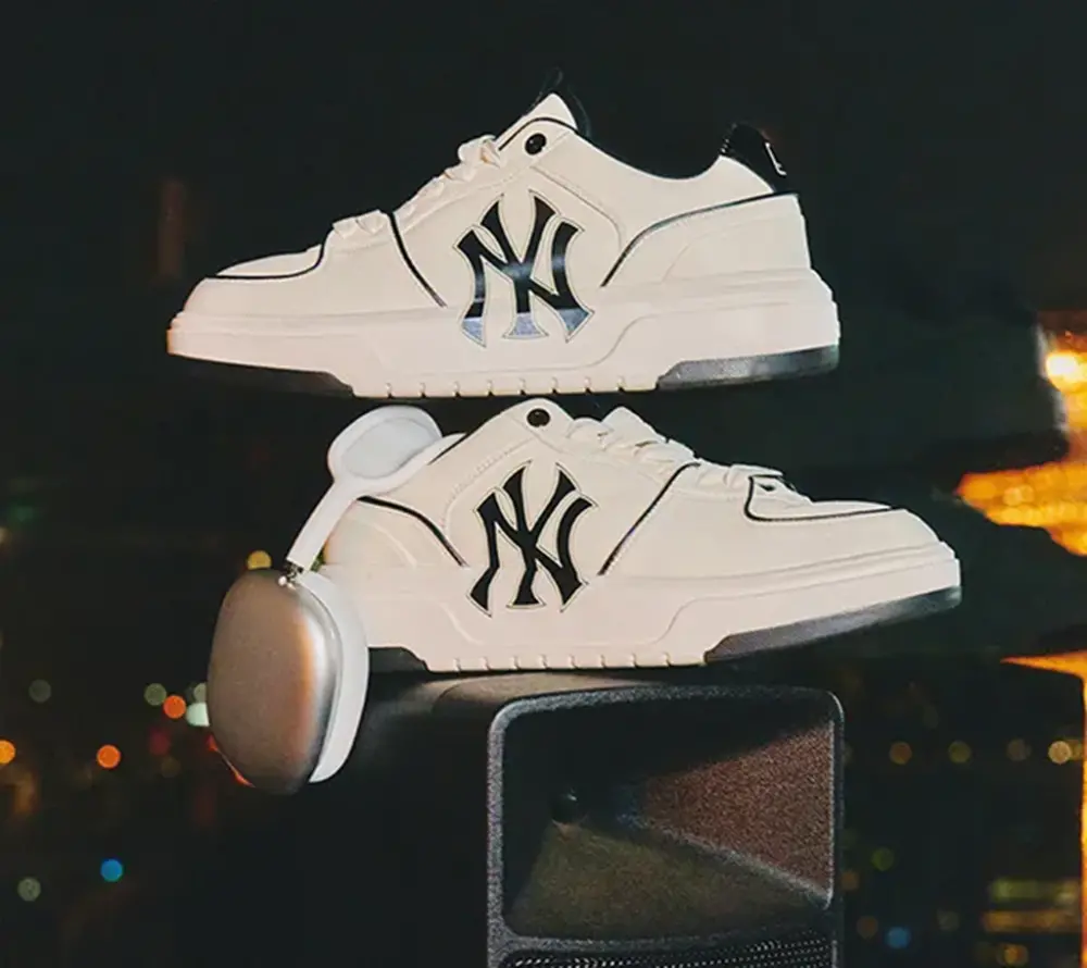 Giày MLB Chunky Liner New York Yankees 'Off White' 3ASXCA12N-50WHS - Ảnh 7