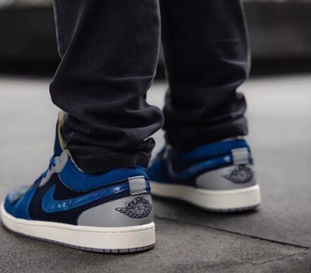 Giày Nike Air Jordan 1 Low SE Craft 'French Blue' DR8867-400 - Ảnh 5