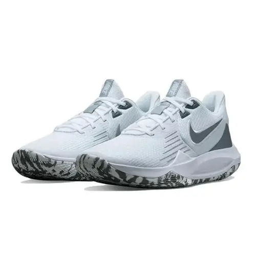 Alternative view of Giày Nike Precision 5 White Wolf Grey Camo CW3403-101