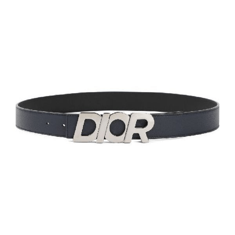 Thắt Lưng Dior Silver Logo 'Navy' 4335RUTAM-H16Q
