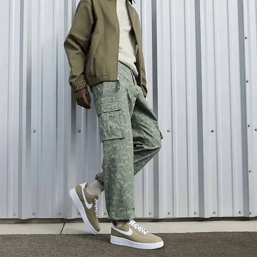 Giày Nike Air Force 1 Low '07 Khaki White DV0804-200 - Ảnh 3