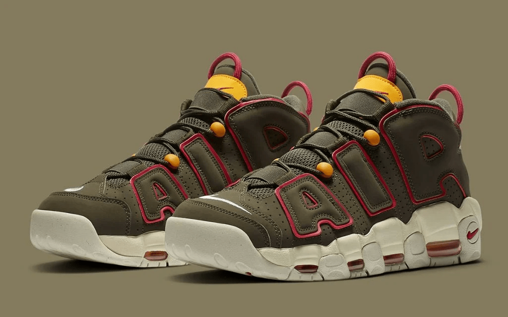 Giày Nike Air More Uptempo 'Cargo Khaki' DH0622-300 - Ảnh 4