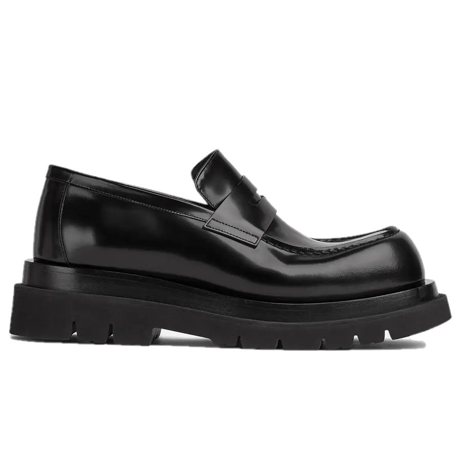 Giày Bottega Veneta Lug Loafer 'Black' 730222V20V01000