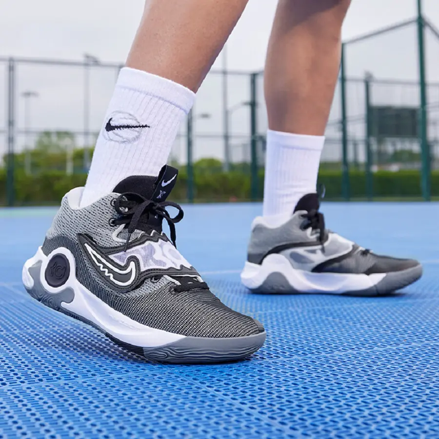 Giày Nike KD Trey 5 X 'Cool Grey Black' DD9538-008 - Ảnh 4