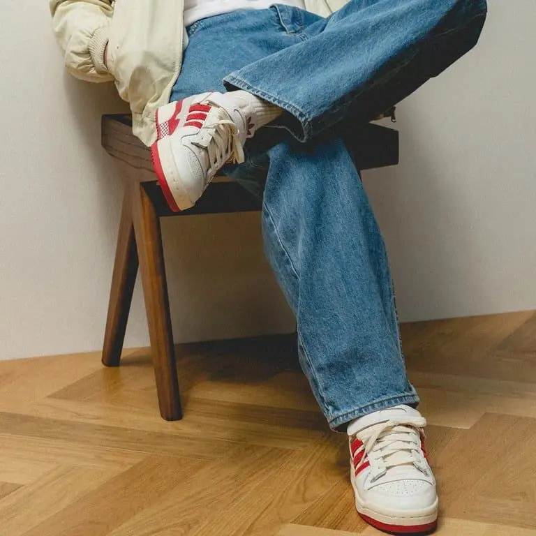 Alternative view of Giày Adidas Forum 84 Low 'Power Red' GY6981