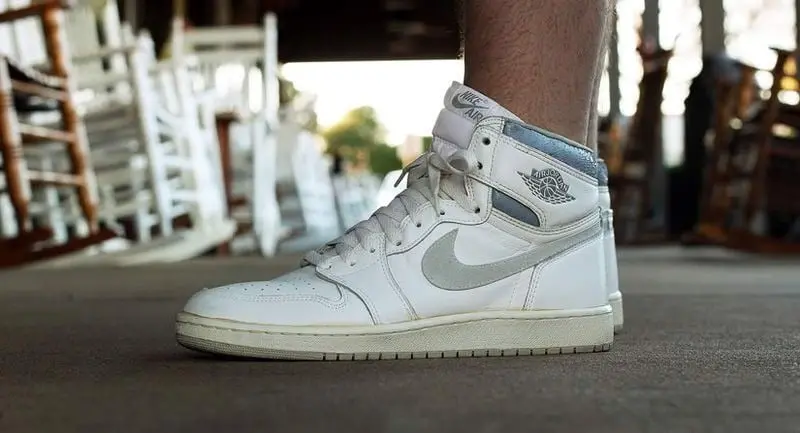 Giày Nike Air Jordan 1 Retro High 85 OG Neutral Grey BQ4422-100 - Ảnh 5