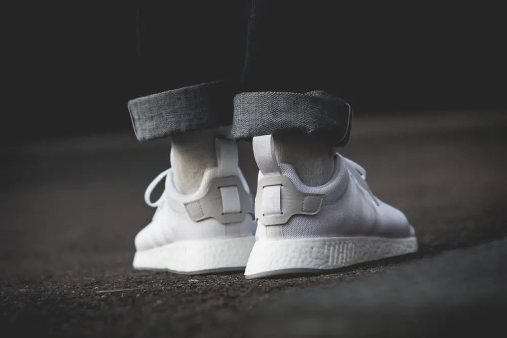 Giày Adidas NMD R2 Runner "Triple White" CQ2401 - Ảnh 3