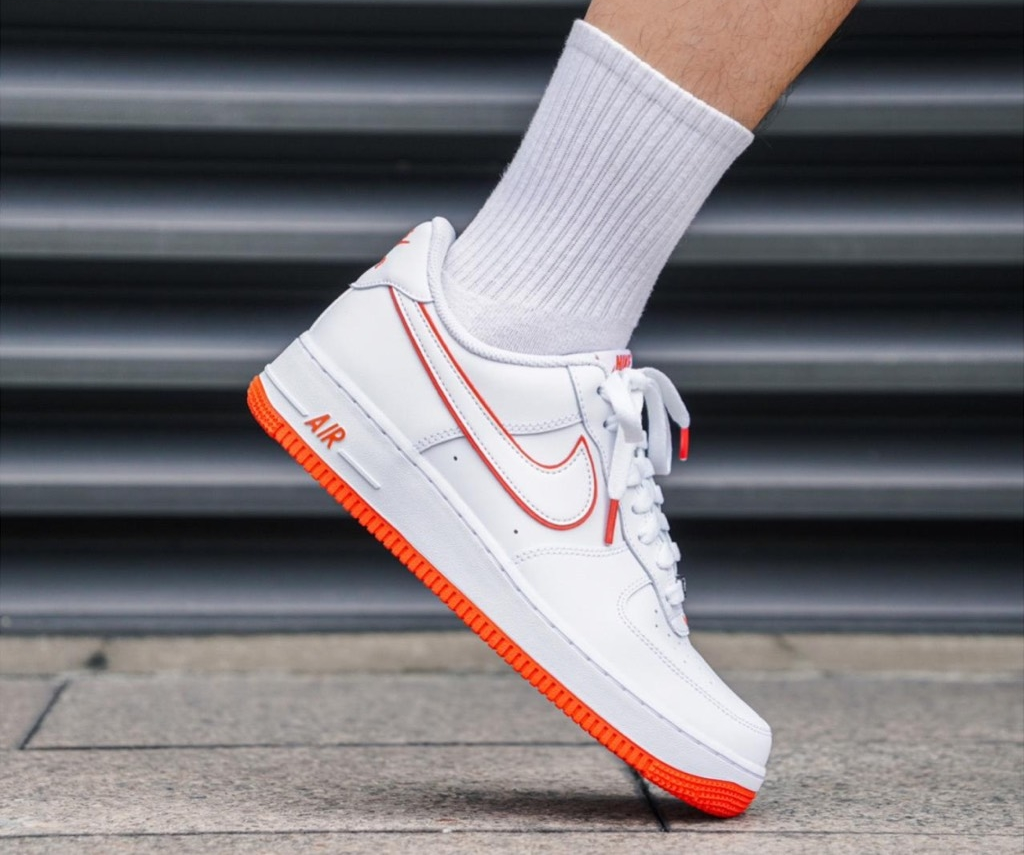 Giày Nike Air Force 1 Low 'White Orange' DV0788-102 - Ảnh 3