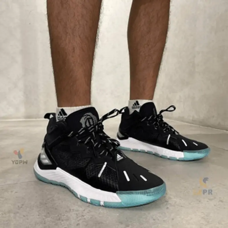 Alternative view of Giày Adidas D Rose Son of Chi 'Godspeed Black Pulse Aqua GX2928