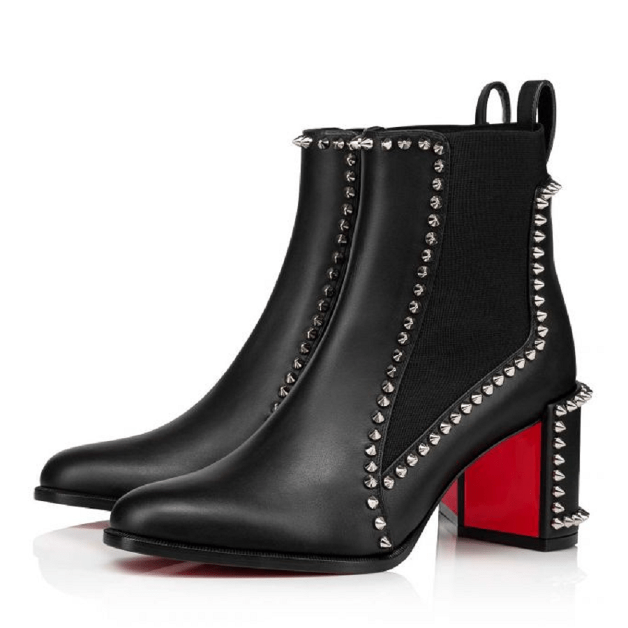 Giày Christian Louboutin Out Line Spike 'Black' 3210964BK01 - Ảnh 2