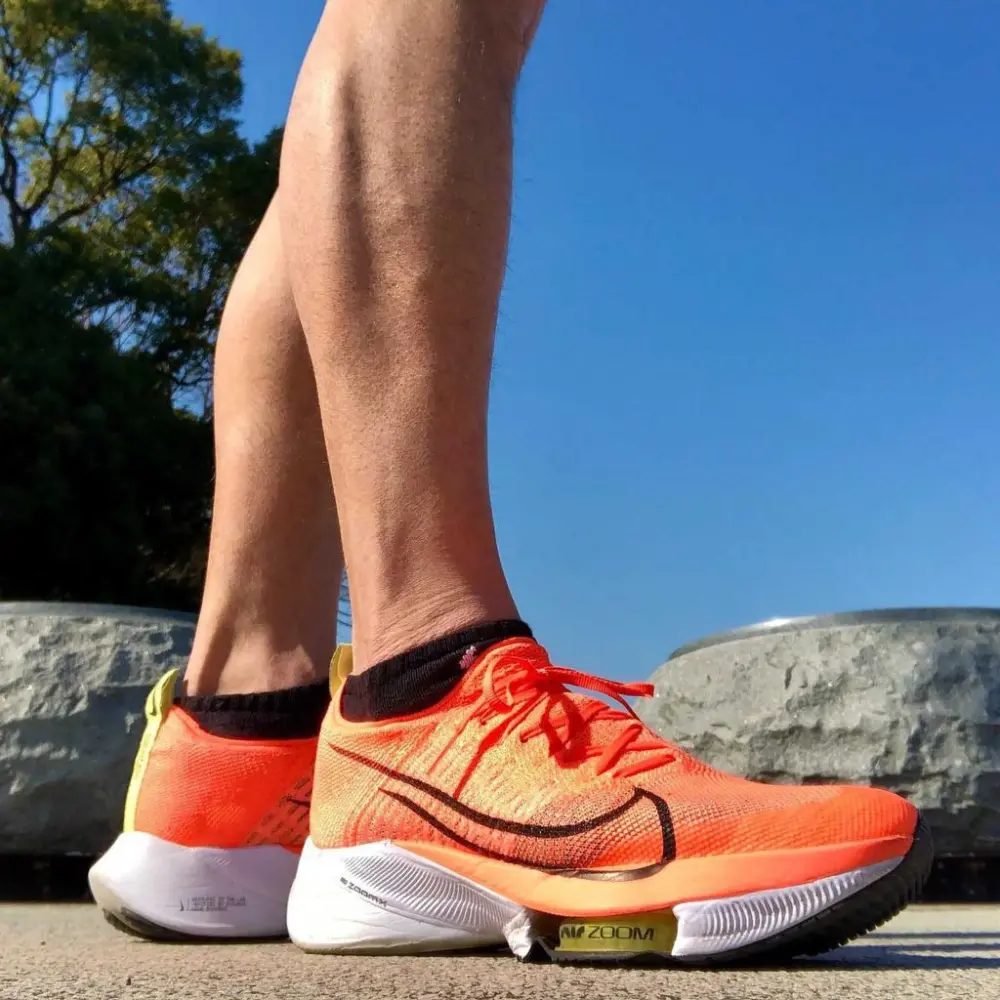 Giày Nike Air Zoom Tempo NEXT% Flyknit Bright Mango CI9923-800 - Ảnh 5