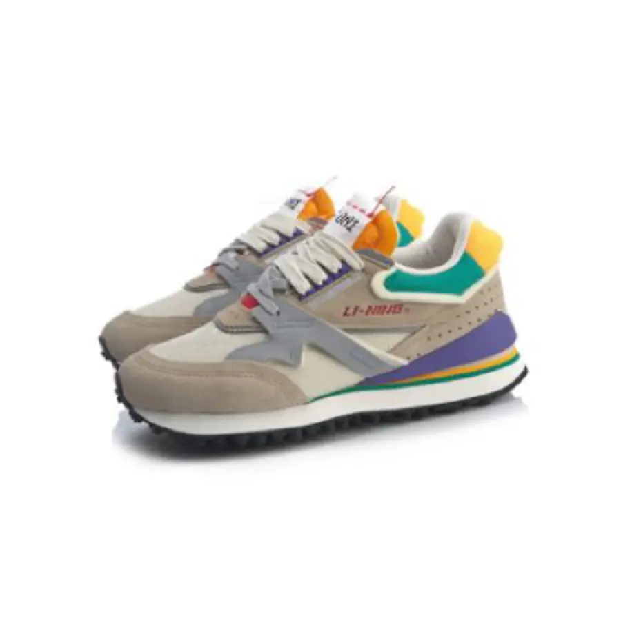 Giày Li Ning Moment Shoes Pearl White Fog AGCP382-4 - Ảnh 6