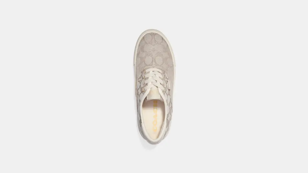 Giày Coach Citysole Skate Sneaker 'Stone Chalk' C2705 - Ảnh 4