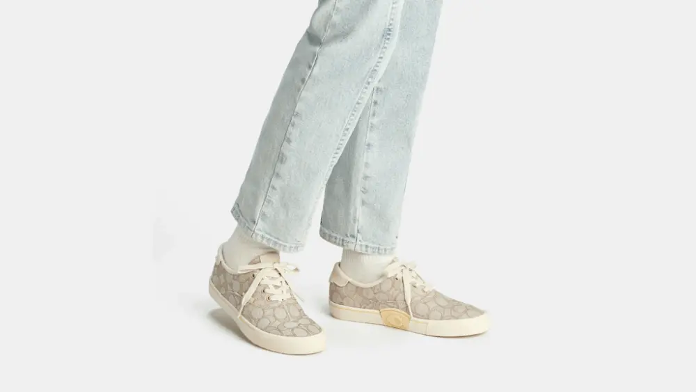 Alternative view of Giày Coach Citysole Skate Sneaker 'Stone Chalk' C2705