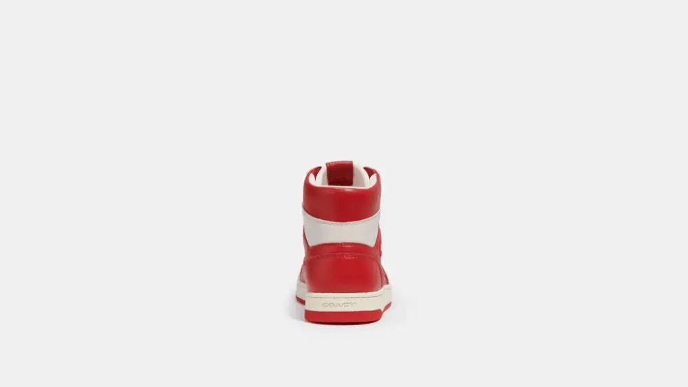 Giày Coach High Top Sneaker 'Sport Red' CG624 - Ảnh 5