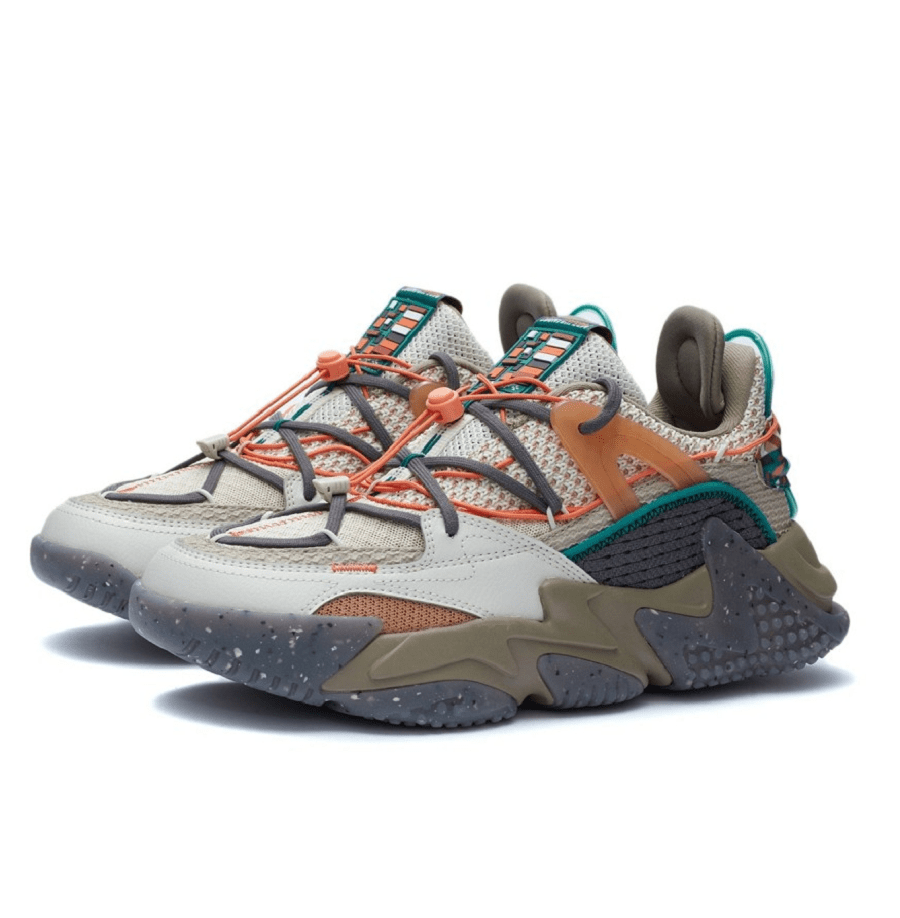 Giày Li Ning Wu Xing Fashion Show 'White Gray' - Ảnh 2