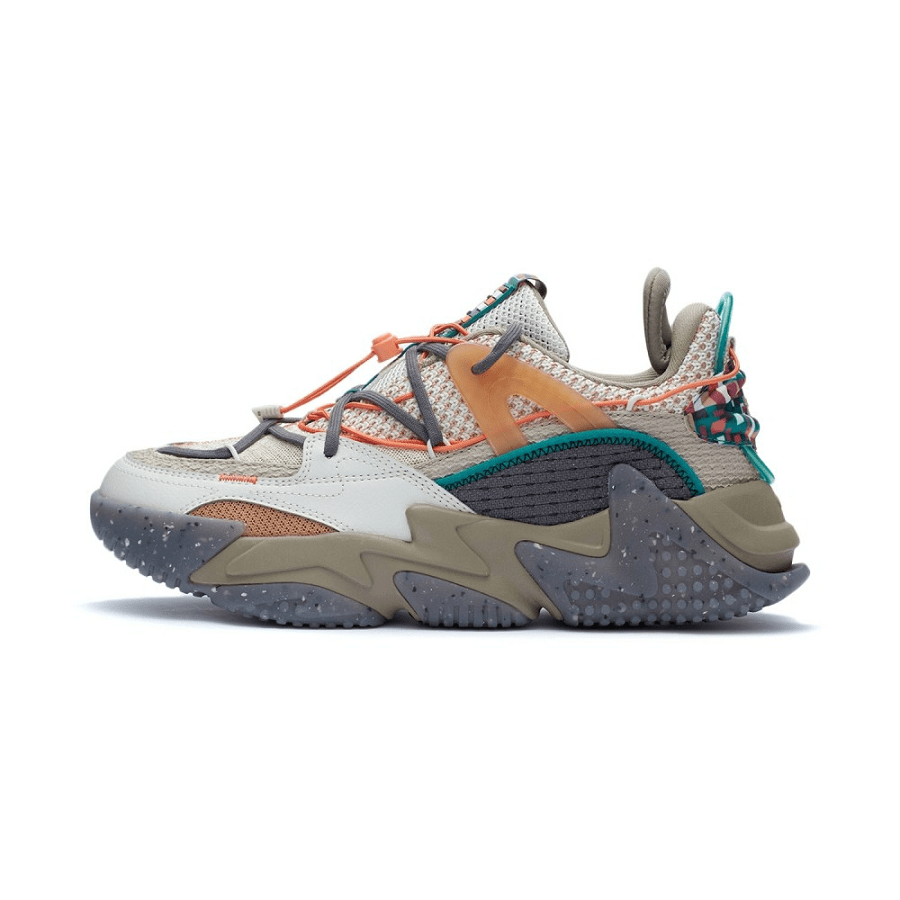 Giày Li Ning Wu Xing Fashion Show 'White Gray' - Ảnh 4