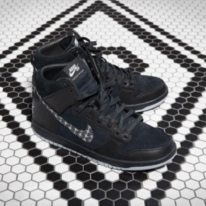 Alternative view of Giày Nike Black Bar x SB Dunk High Pro 'Black' AH9613-002